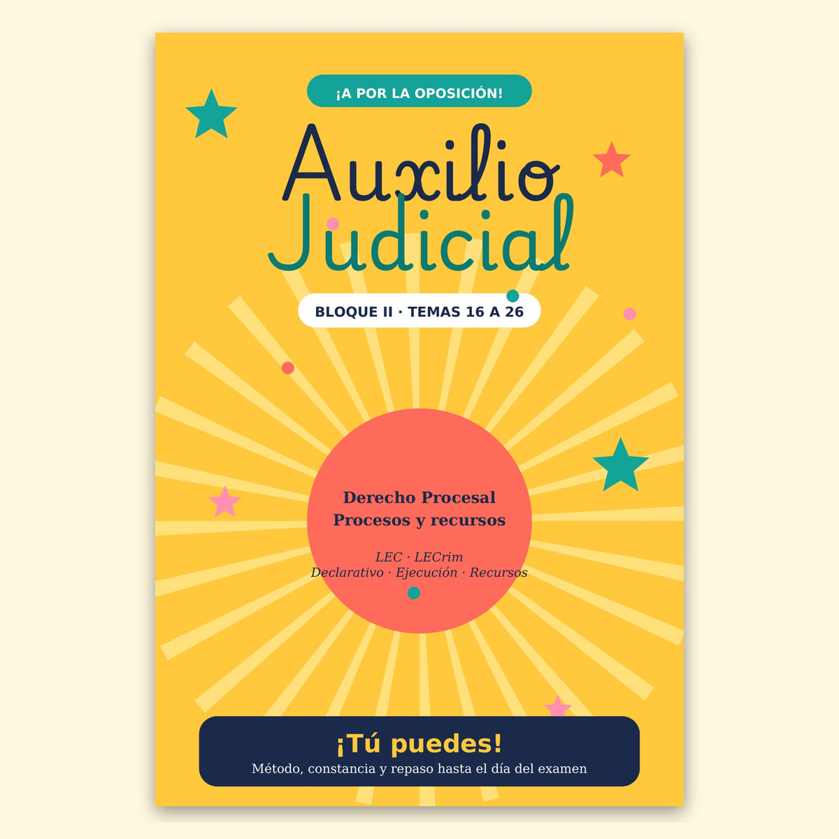 AUXILIO JUDICIAL– Bloque II (Temas 16 a 26)