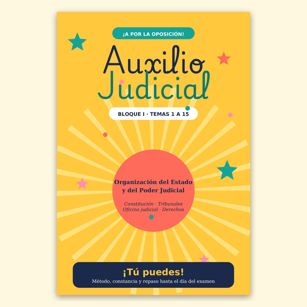 AUXILIO JUDICIAL – Bloque I (Temas 1 a 15)